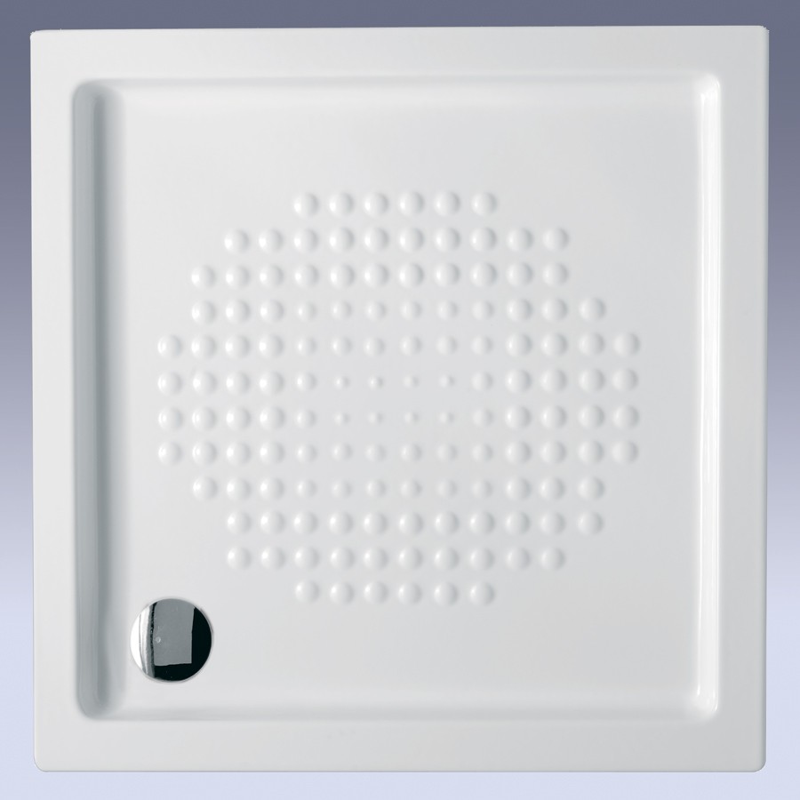 Brusebund Slim Square i porcel�n 80x80cm
