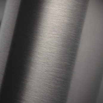 Closeup Flessa blandingsbatteri i børstet rustfrit stål