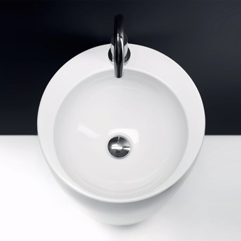 TOTO 1.0 Rund gulvstående håndvask i hvid porcelæn