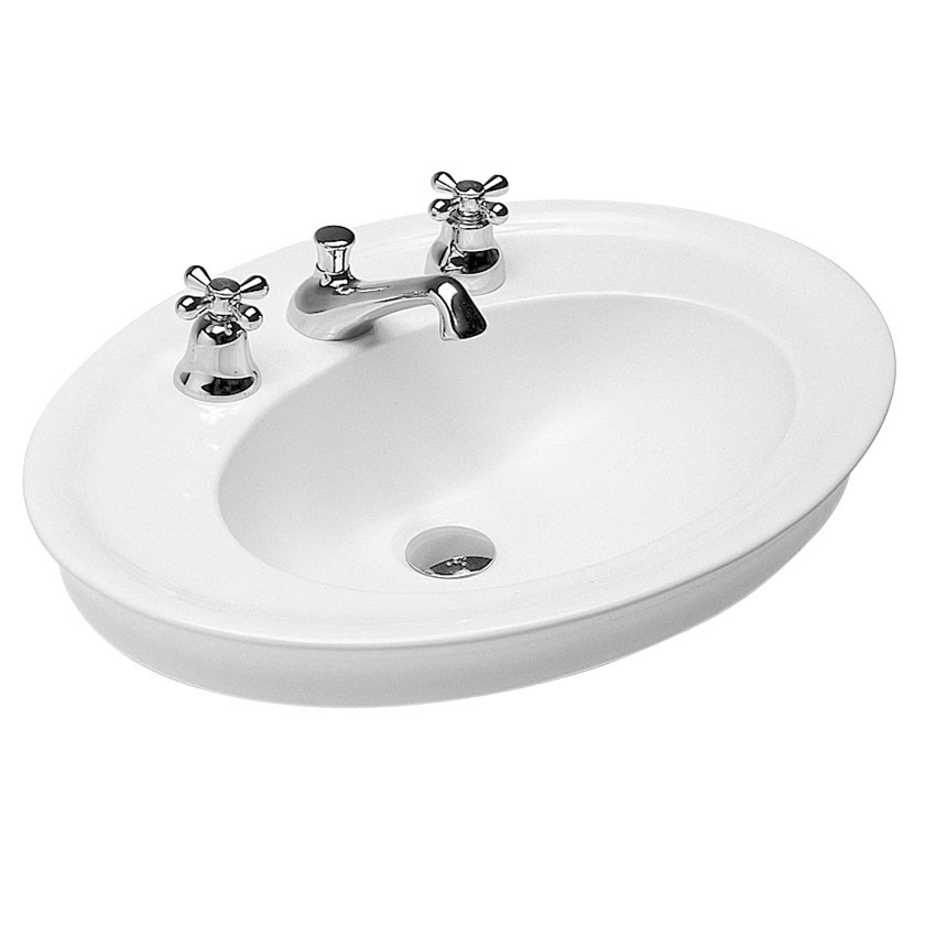 Håndvask Dolcevita 65 i klassisk stil til nedsænkning