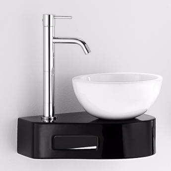 Håndvask Pietra 32 Black and white  V | Design4home