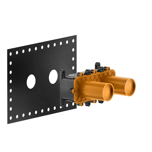 Indbygningsdel for væg armatur til håndvask Gessi