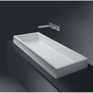 Rektangular Håndvask Block 100 til placering på bordplade