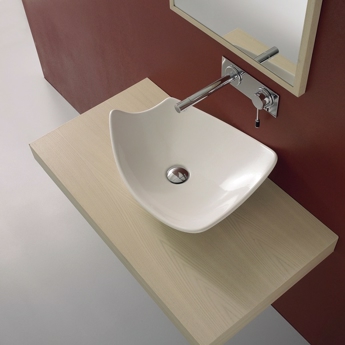 Flot design håndvask til placering på bordplade