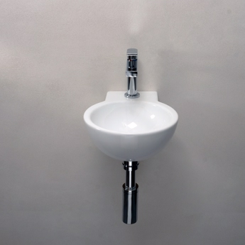 Håndvask rund Spot mini wall i hvid