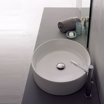Oval Håndvask på bordplade -  Wind 8030 