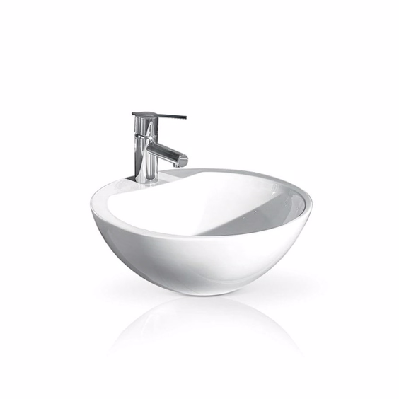 Sort Rund håndvask, produceret og designet i Italien Design4home