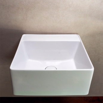 FLY 42 X 42 - Håndvask firkantet i porcelæn