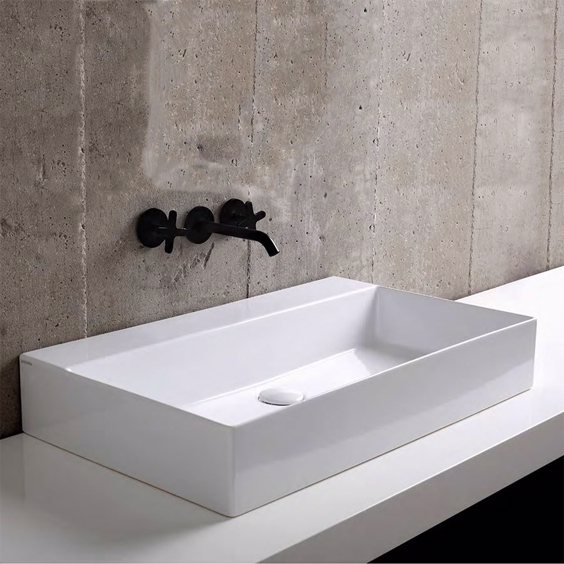 Stor Håndvask Elegance Square 102M2 Made in Italy
