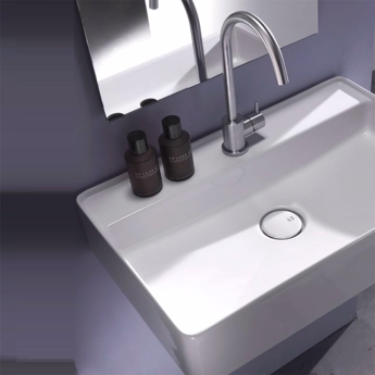 FLY 60 X 38 - Mat sort håndvask til væg eller bord