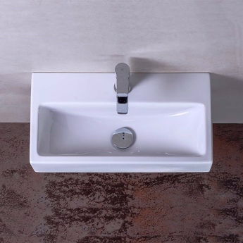 Smal håndvask Retangulare CRS i porcelæn