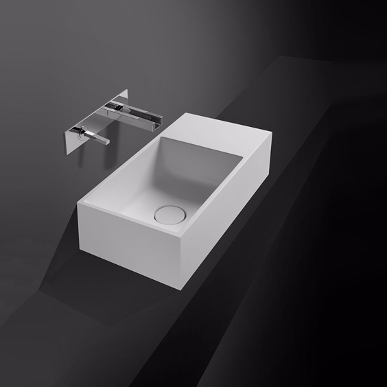 Lille håndvask til væg kun 25 cm. dybde