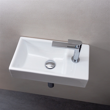 Lille hvid håndvask Stratos Design4home