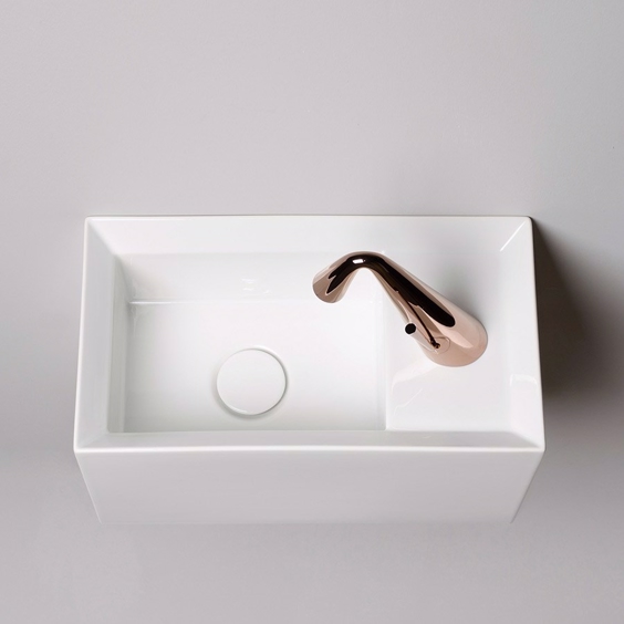 Lille håndvask Mini Cut i flot kantet design | Design4home