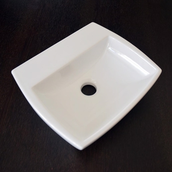 Lille håndvask Wall mini i firkantet design