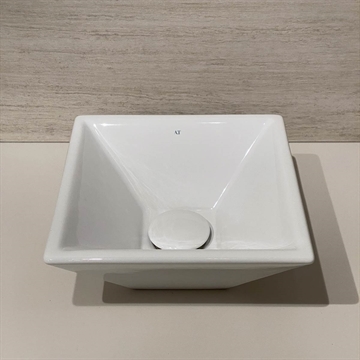 Lille håndvask Mini Prisma i hvid