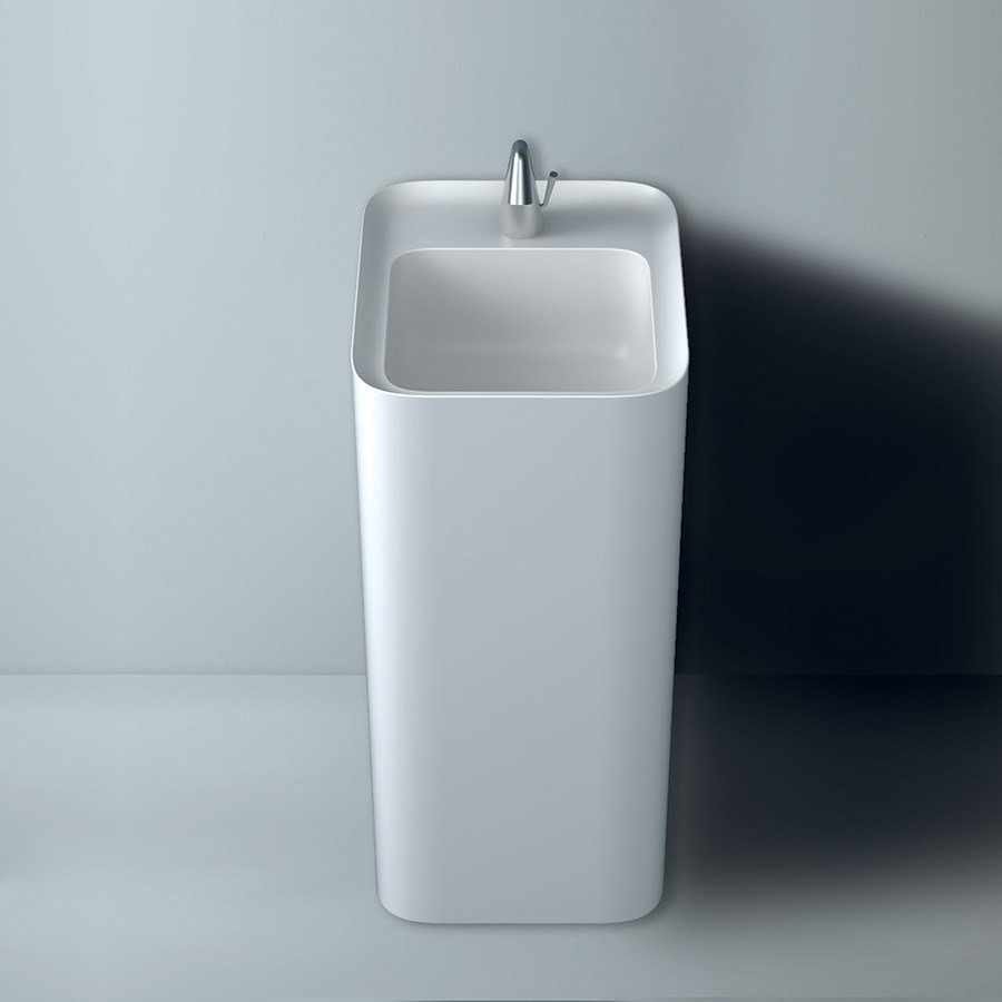 Fritstående håndvask i Firkantet design - Cameo 